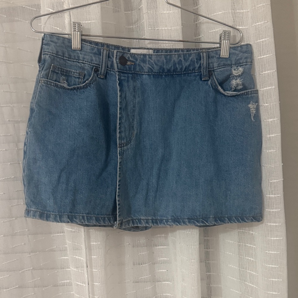 Classic Blue Denim Skirt